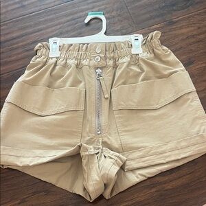 Stylish Tan Women's Shorts